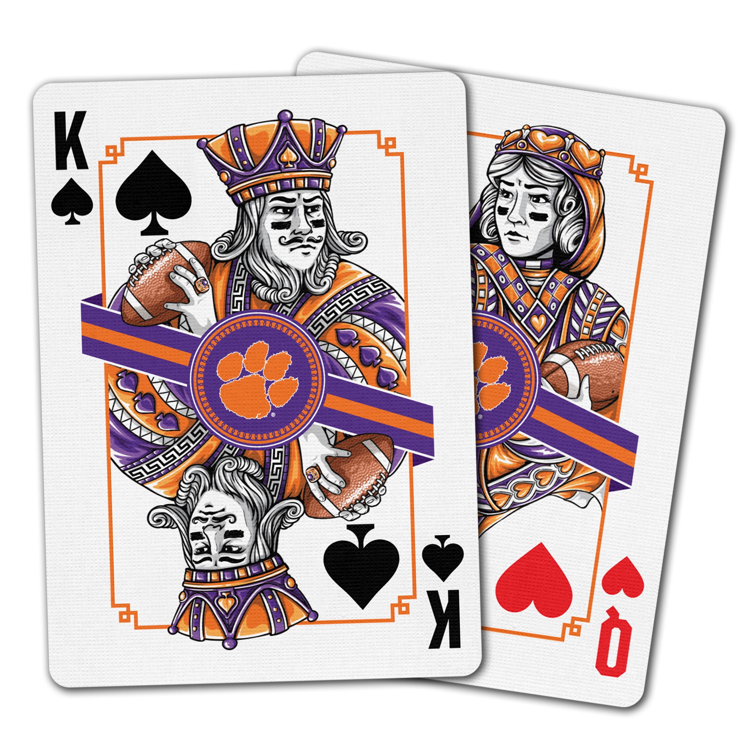 YouTheFan NCAA Clemson Tigers Classic Series Playing Cards
