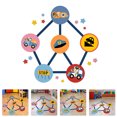 thumbnail image 3 of 1 Set of Children Game Stickers Kindergarten Floor Stickers Interactive Stickers, 3 of 8