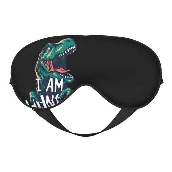 Eye Sleep Mask for Women Men - Hungry dinosaurs Adjustable Soft Buckle Travel Eye Masks for Sleep Mask Blackout, Sleeping Mask for Women Men, Funny Blindfolds for Party Games