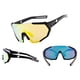 thumbnail image 2 of Gafas de sol con 2 lentes intercambiables UV400 Gafas de sol deportivas MTB Gafas de bicicleta de carretera para hombres Mujeres Correr Conducir Pesca Béisbol Golf, 2 of 7