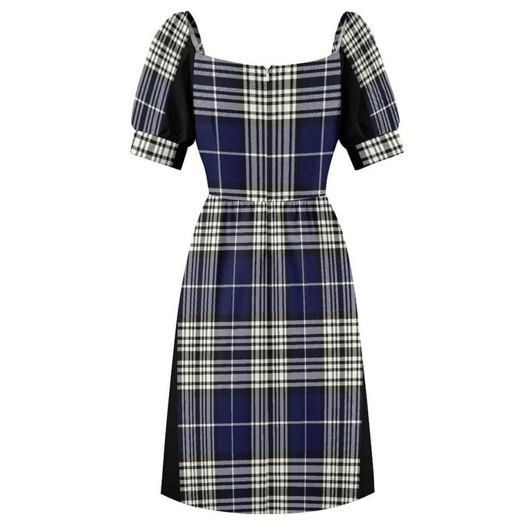 Napier Modern Tartan Clothing Scottish Cute Tartan Dress dress party night evening  dresses ladies evening dress woman