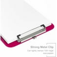 thumbnail image 3 of Plastic Clipboards, Translucent Ruler Clip Board with Low Profile, Office Supply, School Supplies, Letter Size 9 x 12.5 Inches, 3 of 7