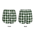 thumbnail image 5 of Haiem Green White Christmas Tree Lumberjack Plaid Women's 2 in 1 Running Shorts - Lightweight Athletic Workout Gym Yoga Breathable Sports Shorts Liner with Phone Pockets-XX-Large, 5 of 9