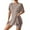 Brown, variant on Bovxnpu Two Piece Sets for Women Fall Outfits, Women's Two Piece Lounge Set Summer Casual Oversized Shirts Biker Shorts Matching Airport Travel Outfit