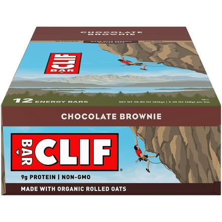 - CLIF Bar® Chocolate Brownie Energy Bars 12-2.4 oz. Bars
