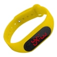 thumbnail image 5 of Methold Reloj de Digital fino para niños con pantalla LED, de Fitness para estudiantes, suministros deportivos para niños y niñas Relojes inteligentes Amarillo 240*15mm, 5 of 5