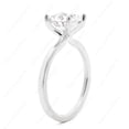 thumbnail image 4 of Cora Jewellery 2.5CT Cushion Moissanite Solitaire Engagement Ring For Women, 10K White Gold, 4 of 6