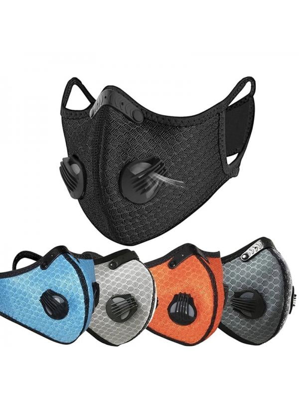 LT_ Reusable Outdoor Sports Cycling Face Mask Dust Proof Mouth Cover With Air 