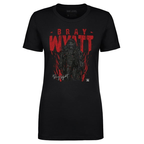 Women's 500 Level Black Bray Wyatt Darkness T-Shirt