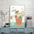 thumbnail image 4 of IDEA4WALL Framed Floral Wall Art Canvas Prints Flowers Painting Pictures for Home Decor, 4 of 4