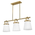 thumbnail image 5 of 83056LCB Lark Tori - 42W 3 LED Linear Chandelier In Transitional-13.25 Inches Tall and 38 Inches Wide-Lacquered Brass Finish, 5 of 18