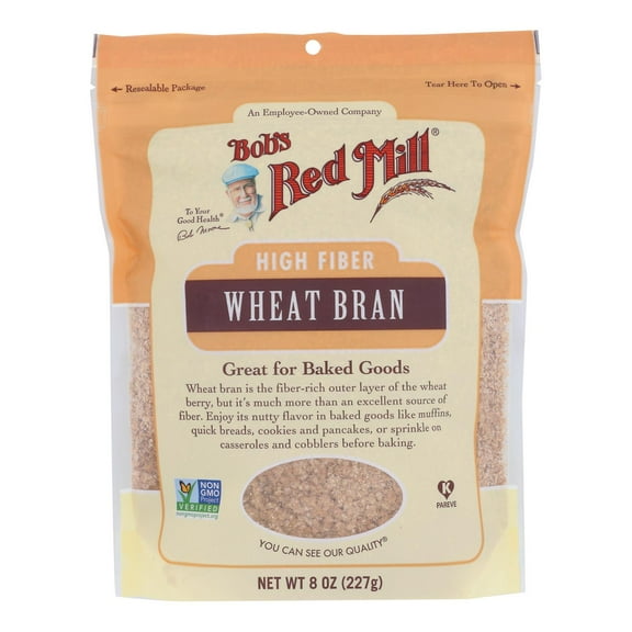 Bob's Red Mill Wheat Bran, 4-Pack, 8 oz