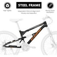 thumbnail image 6 of Ambifirner 26 Inch Full Suspension Mountain Bike:Outdoor Men Bikes with Shock Absorber ,21 Speed Disc Brakes Commuter City Bikes,Adult and Teens Bikes Outdoor Cycling Urban Trail Bike, 6 of 7