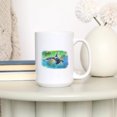 thumbnail image 3 of 15 fl oz Ceramic Mug, Seattle, Washington, Orca, Watercolor, Dishwasher & Microwave Safe, 3 of 5