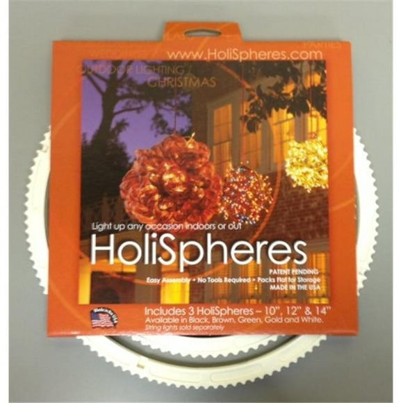 Holispheres Ensemble de Globe Rond Blanc