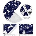 thumbnail image 2 of FMSHPON ElkChristmas Tree Xmas Christmas Tree Skirt Stand Mat for Holiday Party Decoration Indoor Outdoor 48 inches, 2 of 6
