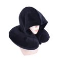 thumbnail image 5 of Memory Foam Warm Hoodie U Shaped Travel Pillow Neck Support Super Soft Hood Cushion Helps Block Out Light and Sound!, 5 of 5