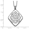 thumbnail image 3 of 925 Sterling Silver Necklace with Pendants Chain Sentimental Expressions Antiqued Family Blessings 18in 18 inch, 3 of 6