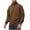 Brown, variant on Casual Long Sleeve Shirts for Men Men's Turtleneck Long Sleeves Button-Up Knit Sweater Autumn Winter Classic Warm Pullovers Jumpers