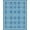 Blue, Pattern 1, variant on ODIKA 4'x6' Machine Washable Non-Slip Area Rug, Intricate Triangle Motif with Cottage Board and Arcana Inspired Design High Traffic Rug, Beige, 194530