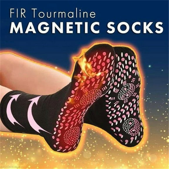 Self Heating Socks under $5! CQCYD 3 Pairs Self Heating Socks, Tourmaline Thermal Massage Socks, Anti-Fatigue Foot Warmers for Outdoor Sports