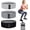 Light gray-black, variant on 6 Pack Fabric Resistance Bands Set - Exercise Loop Bands with Multiple Resistance Levels for Strength Training Yoga and Pilates