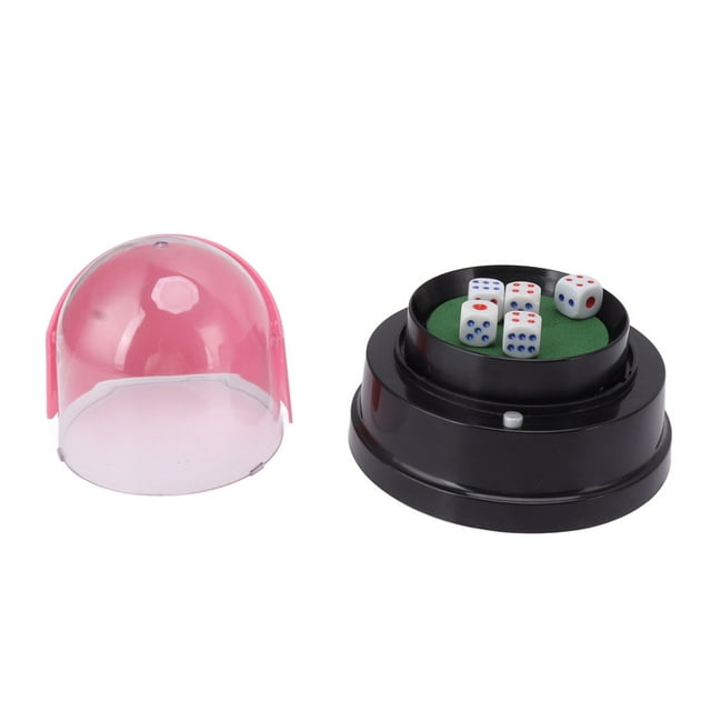 Rodillo de dados automático, vaso de dados automático PP Vaso de dados automático con dados Juego de vasos de dados con agitación eléctrica Experiencia incomparable
