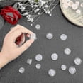 thumbnail image 3 of 50PCS Silicone Salt and Pepper Shaker Stoppers with Pull Tab Plastic Salt Shaker Plug Replacement Clear Stopper Round End Hole Tube Plug, 3 of 4