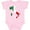 AD-Pink, variant on Inktastic Italian Map Flag Boys or Girls Baby Bodysuit