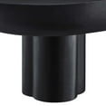 thumbnail image 5 of Caspian Oval Concrete Coffee Table in Black, 5 of 10