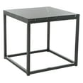 thumbnail image 2 of SAFAVIEH Baize Modern Contemporary Square End Table, Black, 2 of 6