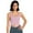 Light Pink, variant on Vest Top for Women Sports Bras with Built in Bra,Women's Padded Sports Bra Workout Running Shirts S-XXL