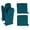 Teal Green, variant on Native Fab 100% Cotton Oven Mitts & Pot Holders for Baking Cooking Hot Pans - 4 Pack - Teal Green