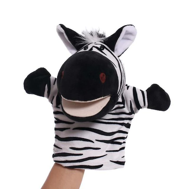 Marioneta de mano de animales de 25cm, marionetas educativas, mu?eco de juguete para ni?os, chico fidget t