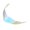 Clear Blue, variant on TT-Course Helmet Spoiler for KYT Rear Trim Accessories Moto Replacement