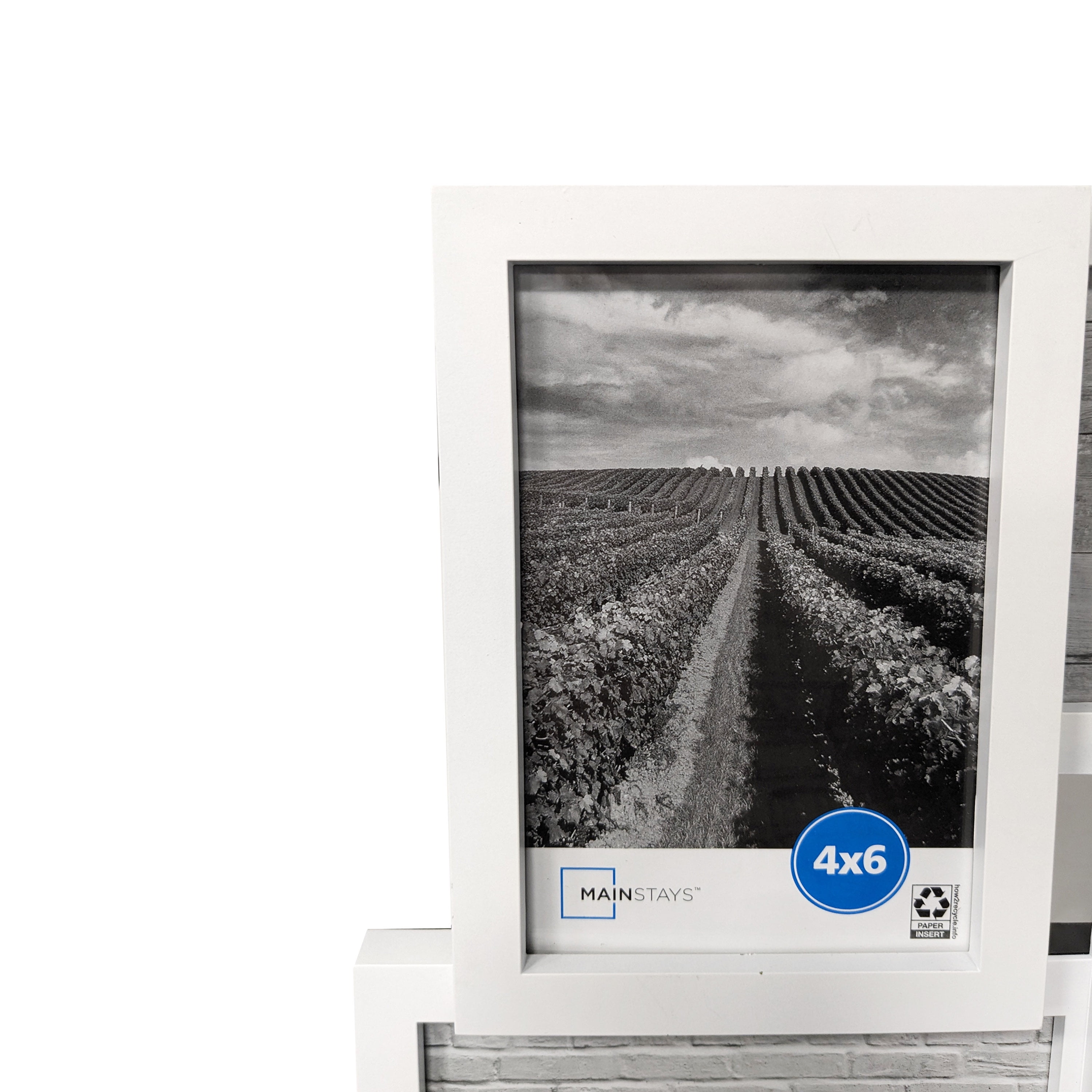 Mainstays – 4x6 Picture Frame – White Gallery 8 Photo Linear Program Wall Photo Frame