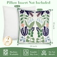 thumbnail image 2 of Sanmadrola Throw Pillow Covers Embroidered 18x18'' Boho Decorative Pillow Cover for Living Room Couch Sofa Bed Home Decor, 2 of 9