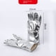 thumbnail image 5 of Guantes de Trabajos de soldadura de seguridad aluminizados resistentes al calor de alta temperatura guantes con aislamiento de papel de aluminio de 38cm/14,96", 5 of 5