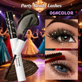 thumbnail image 3 of SDOHIG Black Double Effect Mascara, Volumizing and Lengthening, Intense Carbon Black Color, Smudge-Proof, Long-Lasting Curl, Model 101, 3 of 7