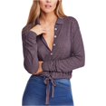 thumbnail image 2 of Suéter tipo Cárdigan Free People para mujer Morado Mediano, 2 of 2