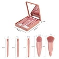 thumbnail image 3 of Juego de brochas de maquilje, de espejo, de ojos profesional, corrector de de ojos, brochas sintéticas para mu Colco Pinceles de maquillaje, 3 of 8