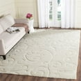 thumbnail image 5 of Safavieh Florida Shag Collection SG455-1111 Scrolling Vine Cream and Cream Area Rug (6' x 9'), 5 of 5