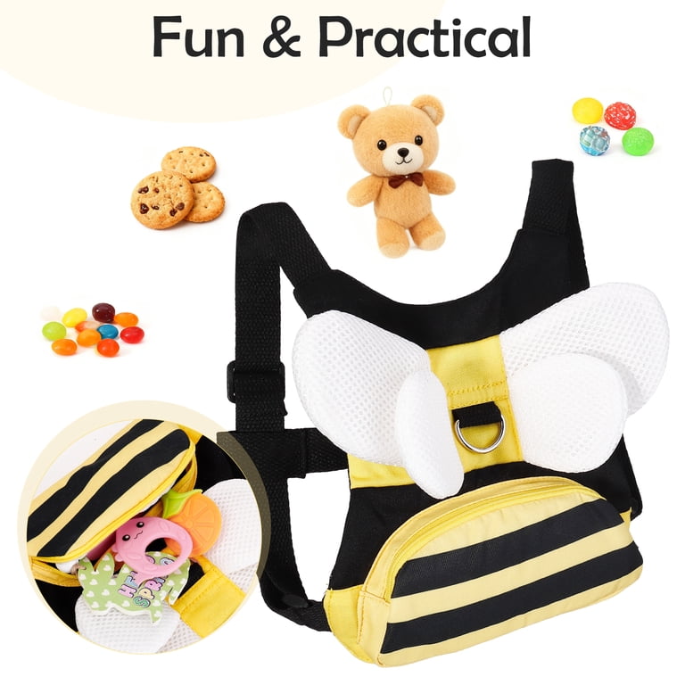 Sixwipe 3-in-1 Toddler Bee Harness Backpack Leash photo 4