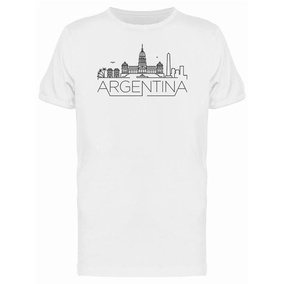 Argentina Skyline Landmark Tee Men's -Image by Shutterstock