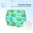 thumbnail image 2 of Pofeuu Frogs And Aquatic Plants Print Soft Cotton Girls Boyshort panties Toddler Underwear-Small, 2 of 5