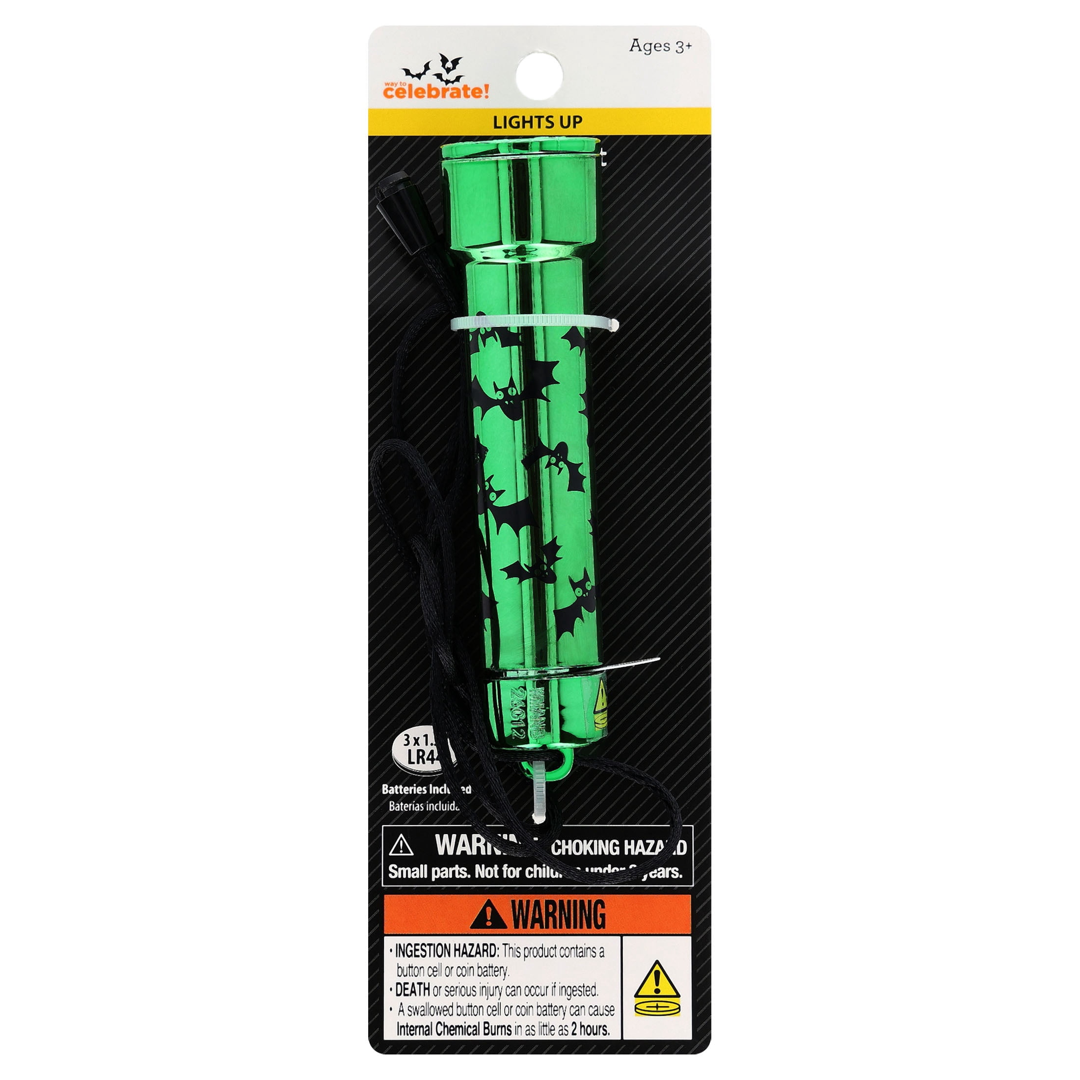 Bat Flashlight, Green, Halloween by Way To Celebrate