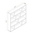 thumbnail image 5 of Ada Home Decor Hobdi 4 Tier Open Shelf Cube Modern Bookcase, Anthracite/White, 5 of 7