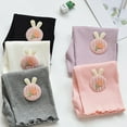 thumbnail image 3 of HuaAngel Girls Bunny Floral Modal Cropped Leggings X406 Sizes 2T-8, 3 of 3