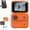 Orange, variant on DCWNF 360 °   Action Camera with Flip Screen, Multi-Functional Panoramic Camera for Cycling, Image Stabilization & Chest Mount, Immersive for Adventure Recording