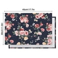 thumbnail image 5 of Pioneer Flower Floral Print Pattern Summer Placemats Table Placemats Set Of 6-Linen Kitchen Washable Placemats Table Mats 12x18 Inch Non-Slip Heat Resistant, 5 of 5